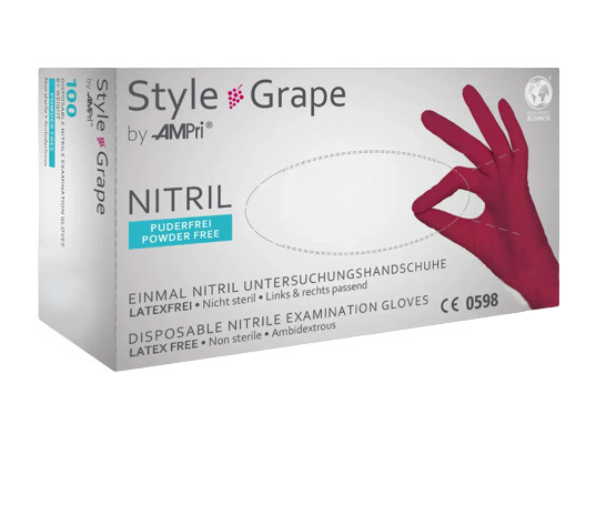 Style Grape Handschuhe Nitril bordeaux