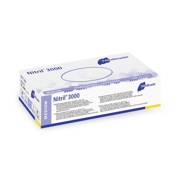 Meditrade Nitril® 3000, weiß Box 100 Stück