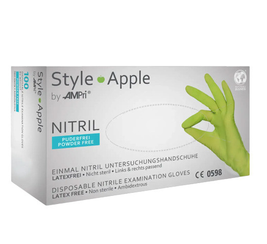 Style Apple Handschuhe Nitril, apfelgrün
